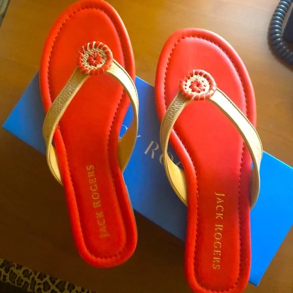 Brand New! Jack Rogers Flip Flops. NIB - Picture 2 of 3